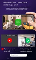 Caméra vidéo HD 1080p avec application OEM, détecteur de mouvement, vision nocturne, audio bidirectionnel, moniteur pour bébé