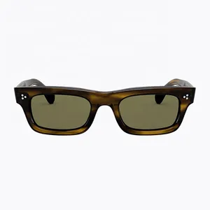 Förderung Billig Großhandel Runde Form Vintage Retro Unisex Mode Acetat Sonnenbrille