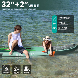 Coussin de siège gonflable réglable en hauteur pour Stand-Up Paddleboard, adapté à toutes les utilisations sur lacs, rivières, planches de surf et pour le canoë. - Product Image 5