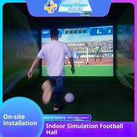 Centre d'expérience de football simulé intelligent en intérieur, équipement de divertissement interactif pour adultes et enfants, école de sport numérique