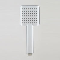Ensemble de pommeau de douche à main multifonction carré en plastique ABS, trois pièces, accessoires de robinetterie de salle de bain