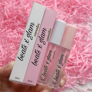 الحد الأدنى للطلب 50 قطعة | أنبوب ملمع شفاه LED وردي مع مرآة | زجاجة فارغة بتصميم مخصص لشعار خاص | تغليف مستحضرات التجميل للملاهي الليلية - Product Image 5