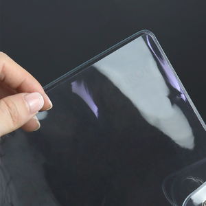 Tùy chỉnh kích thước bơm lại Tạp Chí Chất kết dính bìa với bên trong túi rõ ràng <span class=keywords><strong>PVC</strong></span> máy tính xách tay vỏ Snap đóng cửa rời lá vòng trường hợp thư mục - Product Image 2