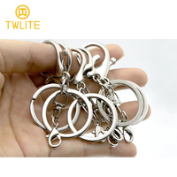 Accessoires de porte-clés personnalisés en gros de 30 mm, fermoirs mousquetons pour artisanat et cadeaux