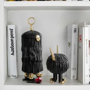 Pot <span class=keywords><strong>de</strong></span> rangement en résine <span class=keywords><strong>de</strong></span> luxe moderne, modèle créatif, ornement chien ballon style célébrité <span class=keywords><strong>internet</strong></span>, peint à la main, durable, pour salon - Product Image 1