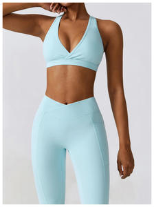 XINXU Nuevo Yoga Top Acolchado Secado rápido Fitness Sólido Alto impacto Gimnasio Chaleco Mujeres Sujetador deportivo - Product Image 4