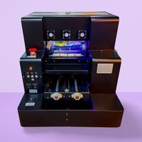 Printer UV Mini A4 Printer UV Printer Flatbed UV untuk Cetak Casing Ponsel, Pulpen, Mug, Botol, Kaca, Kayu, Logam, Akrilik