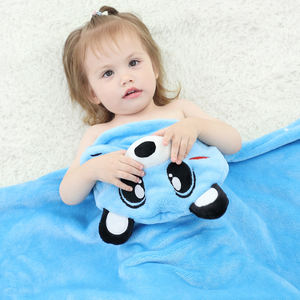 Michley-bata de baño con capucha para bebé, <span class=keywords><strong>manta</strong></span> con estampado de dibujos animados, forro polar infantil - Product Image 5