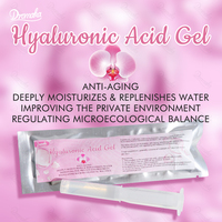 Dromaka Gel Vaginal à l'Acide Hyaluronique pour Soin Intime, Hydratant & Raffermissant, Réduit la Sécheresse & les Odeurs, Lubrifiant Longue Durée