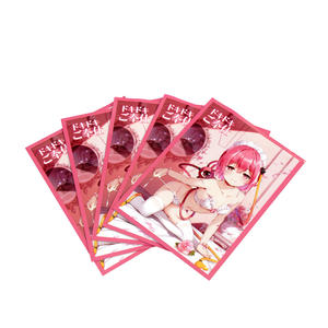 カスタム印刷されたアートカードスリーブゲームPoke Mon Yugioh MTGマジックカード標準小型カスタム - Product Image 1