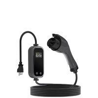 Cargador de 3.5kW 16A con Carga Eficiente, Cable Flexible de 10 Metros, Pantalla LED, CA 110-240V 50-60Hz, para Uso Doméstico