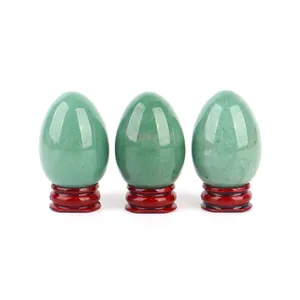 Hot Sale Natural Crystal Stones Green Aventurine Eggs Fengshui Crystal Eggs