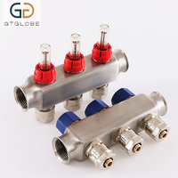 Collecteur intelligent Pex en acier inoxydable 304 de haute qualité 220V système de chauffage de l'eau par le sol Design moderne pour le chauffage de l'eau chaude