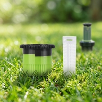 Arroseur escamotable pour jardin, buses de brumisation réglables à 360 degrés pour l'arrosage et l'irrigation des pelouses