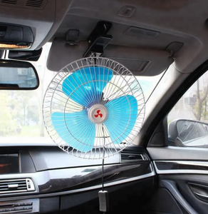 Nuevo ventilador eléctrico 6-8-10 pulgadas 12V 24V ventilador de refrigeración de <span class=keywords><strong>coche</strong></span> rotación de 360 grados para <span class=keywords><strong>coche</strong></span> - Product Image 3