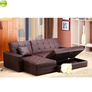 Canapé-lit <span class=keywords><strong>de</strong></span> luxe en cuir PU, best-seller chinois, avec ottoman <span class=keywords><strong>de</strong></span> rangement, design moderne en forme <span class=keywords><strong>de</strong></span> L, pour villa et usage domestique, <span class=keywords><strong>montage</strong></span> facile - Product Image 6