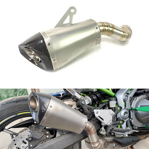 Para <span class=keywords><strong>Kawasaki</strong></span> Z900, silenciador de escape antideslizante, puntas de silenciador 2017 2018 2019 2020 2021 <span class=keywords><strong>2022</strong></span>, sistema de escape para bicicleta de <span class=keywords><strong>Moto</strong></span>, deslizamiento modificado - Product Image 1
