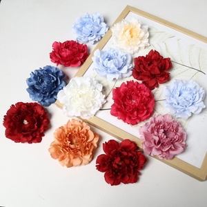 Large Peony Flower Head Artificial Wedding Road Lead Flower Wall <strong>Background</strong> Decoration DIY Lantern Accessories Silk Photography - Product Image 2