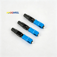 Conector de Montaje Rápido SC UPC para Instalación de Red de Cable de Fibra FTTH, Conector Rápido de Fibra Óptica de Alta Calidad