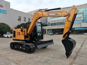 รถขุดขนาดเล็กไฮดรอลิกแบบตีนตะขาบ SANY SY70C 7 ตัน ปี 2026 ใหม่ พร้อมเครื่องยนต์ Isuzu ได้รับมาตรฐาน EPA และ CE จัดหาอะไหล่ทั่วโลก รับประกันระยะไกล - Product Image 4