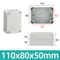 Boîtier de jonction électrique étanche IP67, boîtier de commande, boîte de protection, adapté aux bornes d'alimentation et à l'installation de boutons poussoirs
