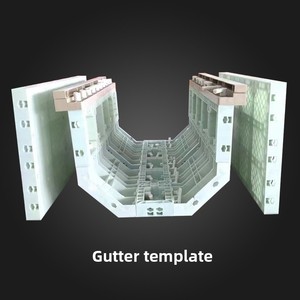 Moule d'injection personnalisable en forme de V de haute qualité pour la construction de caniveaux, de barrières anti-choc et de murs de soutènement - Product Image 4