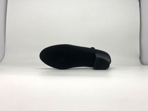 Zapatos de lona negros al por mayor con tacón - Tacones de baile personalizables a granel para estudios de danza y trópeos de teatro OEM/ODM en stock - Product Image 2