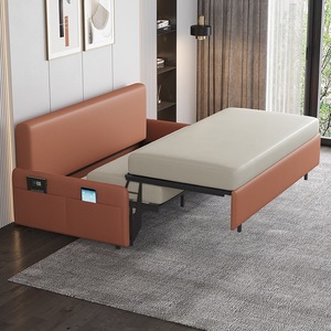 Hiện đại <span class=keywords><strong>Sofa</strong></span> giường Cơ chế gấp ba gấp phòng khách giường <span class=keywords><strong>sofa</strong></span> bản lề tiết kiệm không gian nội thất hệ thống gấp giường cơ chế - Product Image 6