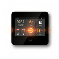 Produits électroniques tendances pour 2026, Nouveautés, Système d'alarme de sécurité domestique intelligent avec écran couleur IPS 7 pouces 4G WiFi Tuya