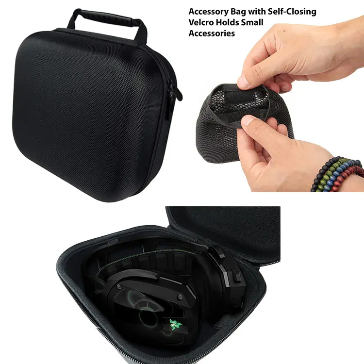 EVA Travel Case Bag Compatible with Astro A50 Gaming Headset & fits Wired or Wireless Headphones EVA Case Only
