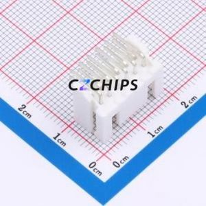 HC-XHD-2*6AW-05 Wire-to-Board Pin Header Bent Lead Through Hole,P=2.5mm Connector 2x6P 2.5mm Right Angle Insert DF1B - Product Image 2