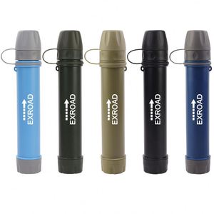 Exroad Portable Survival Water Purification System Manual Emergency Drink Straw BPA Free 5000L Filter Life <b>Camping</b> <b>Hiking</b> - Product Image 6