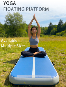 Airtrack met elektrische pomp, beschermt gymnastiek en fitness thuis, opblaasbare gymnastiekmat, luchtmat - Product Image 2