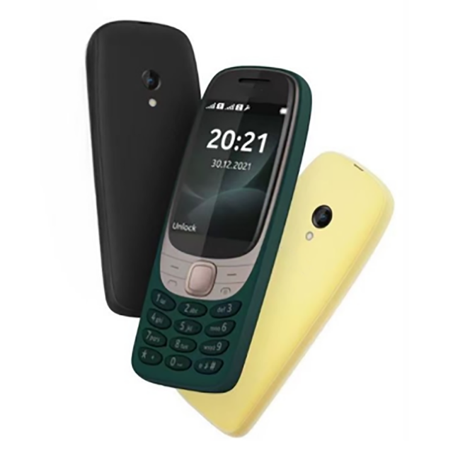 100% Brand New Dual SIM Feature Phone 2021 6310 2G/4G 106 105 Factory Wholesale Original Dual SIM Standby Large Battery Mobile