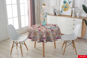 <span class=keywords><strong>Nappe</strong></span> en <span class=keywords><strong>toile</strong></span> <span class=keywords><strong>cirée</strong></span> en PVC personnalisée de haute qualité <span class=keywords><strong>nappe</strong></span> en PVC imprimée <span class=keywords><strong>ronde</strong></span> imperméable - Product Image 2