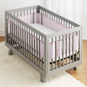 Wholesale 4 Sides <b>Cot</b> Bumper Infant Baby Breathable Mesh Crib Liner - Product Image 6
