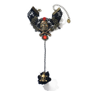 סגנון כהה גותי halloween סט תחפושת סט עכביש הנשי שרשרת זהב שטן טיפת דם השטן ירידה פופולרי סטים תכשיטים אופנה סטים - Product Image 5