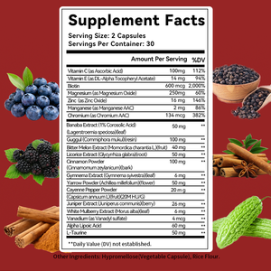 Kapsul Herbal Pendukung Energi dengan Kromium & Asam Alfa Lipoat - Suplemen Kesehatan untuk Dewasa - Product Image 2