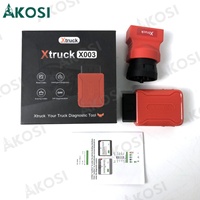 트럭 진단 도구 ABS 블리드 X-truck X003 3 in 1 진단 스캐너 (볼보/커민스/VCI 3 지원)