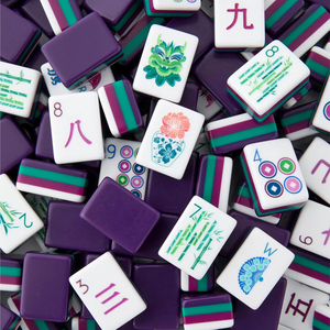 Tuiles de Mahjong Américaines Rouges Modernes Personnalisables en Mélamine Acrylique Multi-couches avec Service OEM - Product Image 3