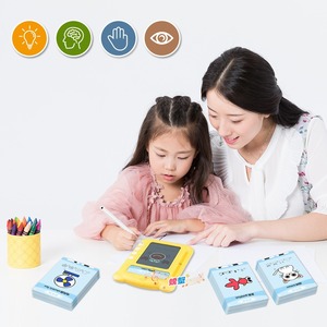 กระดานวาดภาพสำหรับเด็กพร้อมหน้าจอ LCD และคำแนะนำด้วยเสียงสำหรับเด็กอายุ 3-6 ปี วัสดุพลาสติกชนิดการ์ด - Product Image 4