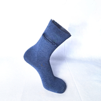 Chaussettes décontractées pour hommes avec logo personnalisé, tricotées, écologiques, antidérapantes, respirantes, à séchage rapide, en coton, style mi-mollet, OEM, vente en gros