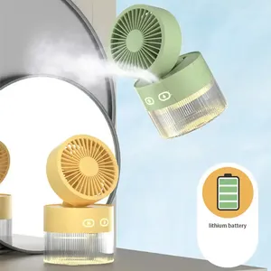 2024 nuevo Personal refrigeración por agua Usb recargable acondicionador portátil Mini aire acondicionado Mesa enfriador <span class=keywords><strong>Coller</strong></span> ventilador con batería - Product Image 3