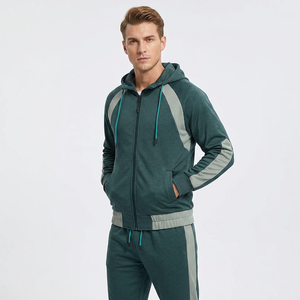 Ensemble de jogging unisexe en molleton technique de coton premium, imprimé délavé à l'acide, écologique, respirant, vêtements décontractés d'hiver - Product Image 1