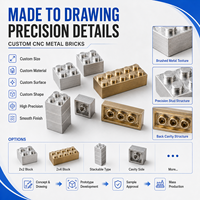 Pièces de rechange OEM/ODM pour mini-porte-clés, composants de précision usinés CNC, interrupteurs personnalisés, pièces usinées CNC en aluminium
