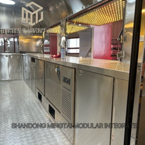<span class=keywords><strong>Remorque</strong></span> alimentaire mobile de 4m 5m en acier inoxydable et aluminium, résistante à la rouille, <span class=keywords><strong>pour</strong></span> hot-dogs, frites et restauration rapide - Product Image 5