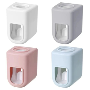 Dispensador automático de pasta de dientes al por mayor, juego de accesorios de baño, suministros de almacenamiento para pared - Product Image 1