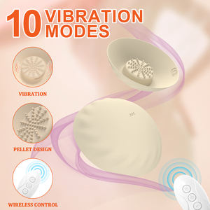 Xun-ai Factory Outlet Electric Sexy Hot Breast Masajeador Pezón Estimular Sujetador vibrador Control remoto-ABS + Silicona médica - Product Image 2