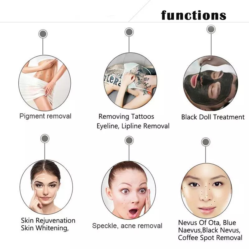 Stand 2 in 808nm diode hair removal and nd yag laser tattoo removal machine