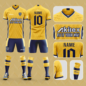 Tenues <span class=keywords><strong>de</strong></span> sport Akilex <span class=keywords><strong>2023</strong></span>, 100% polyester <span class=keywords><strong>de</strong></span> haute qualité, vêtements <span class=keywords><strong>de</strong></span> football professionnels, design personnalisé par sublimation, t-shirts <span class=keywords><strong>de</strong></span> football pour hommes - Product Image 6